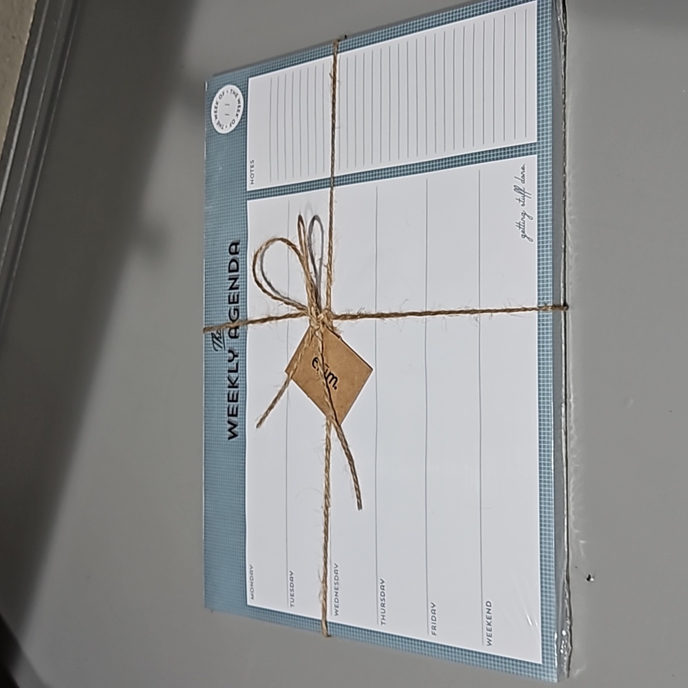 Weekly Agenda Planner